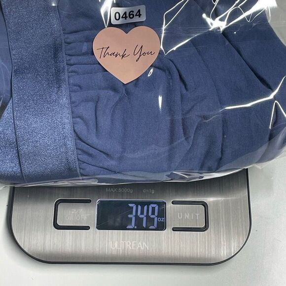 Aerie French Blue Square Neck Ribbon Detail Bralette N0464 - Picture 5 of 5